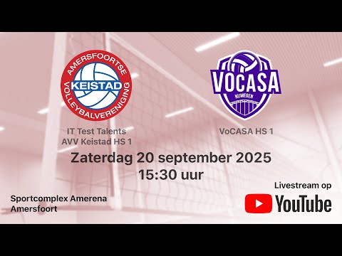 AVV Keistad HS 1 - VoCASA HS 1, Volleybal Heren Superdivisie
