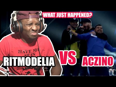 Americano reacciona a las batallas de rap español RITMODELIA vs ACZINO |Supremacia Mc Peru | ENG SUB