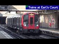 London Underground Piccadilly And District Line Trains At Earl S Court