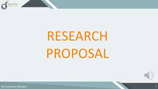 Research Proposal and Manuscript Structure [MRE 6]