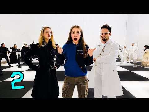 Human Chess with Masters Who Can't Control Their Pieces