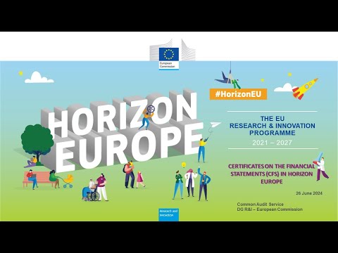 Certificates on the financial statements (CFS) in Horizon Europe (26 June 2024)