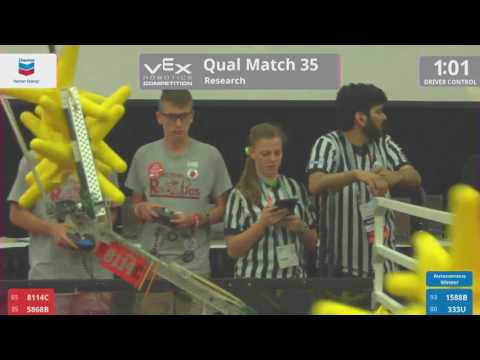 2017 VRC Res Q35 - 8114C 5868B vs 1588B 333U - 13 to 38