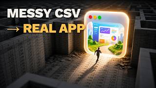 From Messy CSV to a Working CRM App in 20 Minutes — No Code