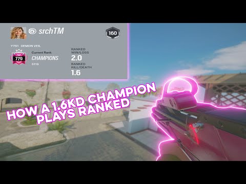 How A 1.6KD CHAMPION PLAYS RANKED Ranked Highlights - Rainbow Six Siege