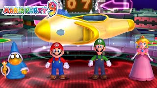 Mario Party 9 - Bowser Station Kamek vs Mario vs Luigi vs Peach - Gameplay #3