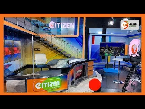 Capture d'écran du flux en direct de la chaîne de télévision Citizen Television