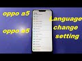 Oppo A5 Language Change Setting & Default English Language !