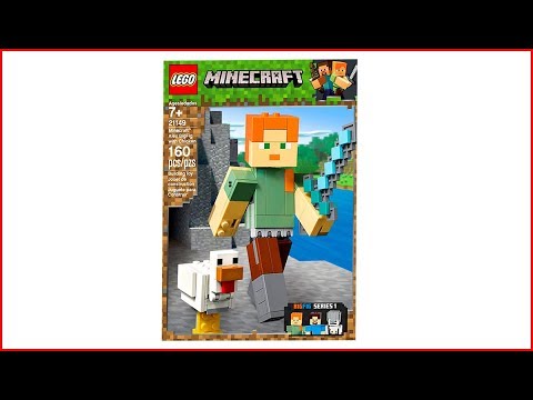 Vidéo LEGO Minecraft 21149 : Bigfigurine Minecraft Alex et son poulet