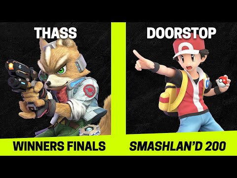 SmashLAN'd 200 Singles Winners Finals - Thass (Fox) vs Doorstop (Pokémon Trainer) - SSBU Tournament