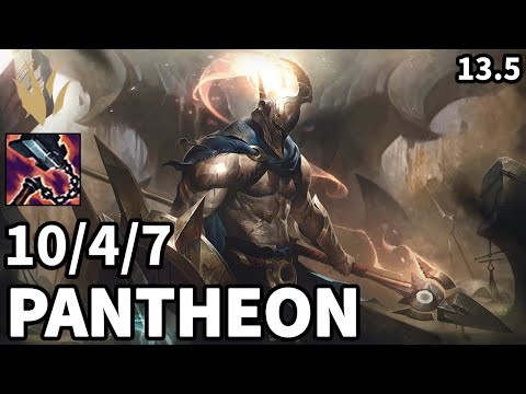 Pantheon Jungle vs Lee Sin - EUW Challenger | Patch 13.5