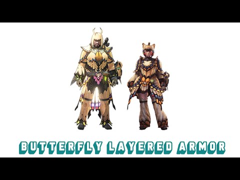 Monster Hunter World  Iceborne BUTTERFLY LAYERED ARMOR