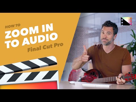 How to Zoom Into Audio Samples in Final Cut Pro X