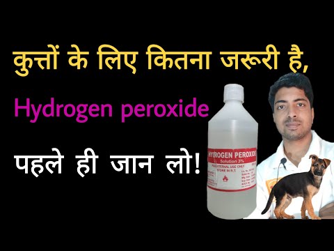 How to use Hydrogen Peroxide For dogs.