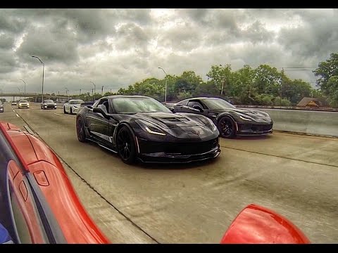 3 Way Battle! Viper vs 2 C7 Z06's + GTR + Viper TA!!