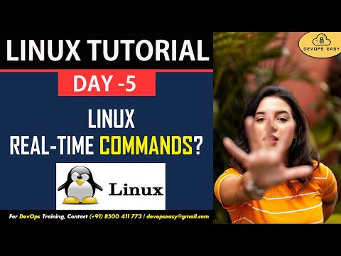 Linux Command Line For Beginners Linux Tutorial Linux For Devops Linux Day 5 Devops Easy