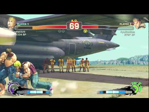 SSF4: adfail325 (Cody) VS Ryukichikun (Ryu)