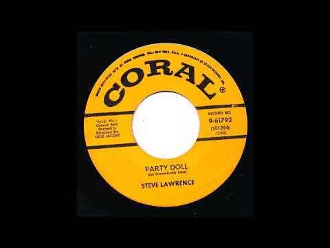 STEVE LAWRENCE PARTY DOLL CORAL RECORDS 1957 AUDIO SAMPLE