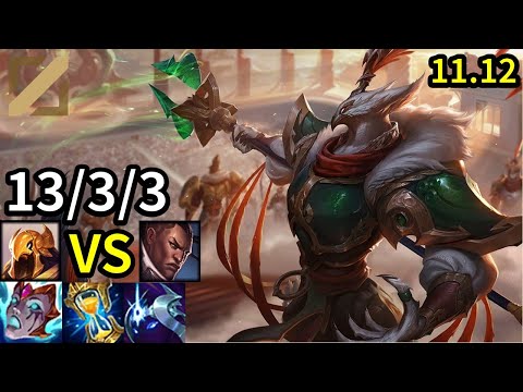 Azir Mid vs Lucian - KR Master | Patch 11.12
