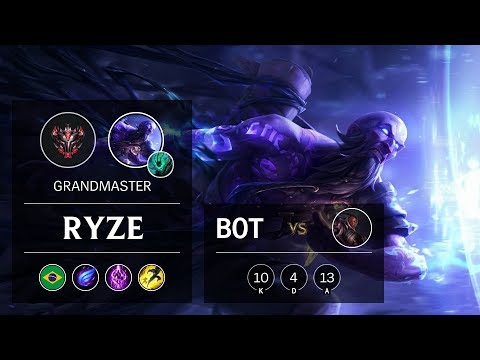 Ryze Bot vs Lucian - BR Grandmaster Patch 9.21
