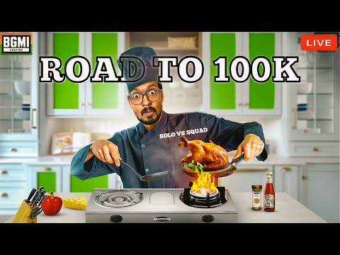 🔴Solo vs Squad Live Challenges in BGMI | PUBG Mobile Live | Road to 100k🔥​