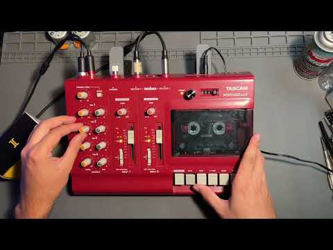 TASCAM Porta 02 MKII Multitrack 4-Track Cassette Recorder {Serviced W/ Pitch Mod} image 8