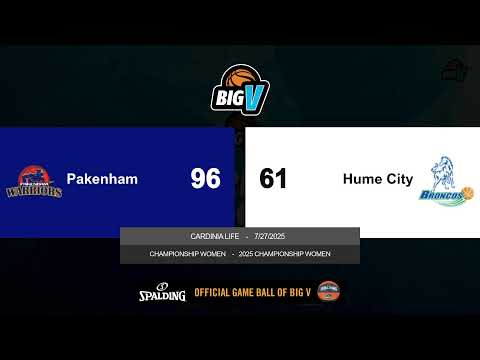 BigV CW - Pakenham vs Hume City