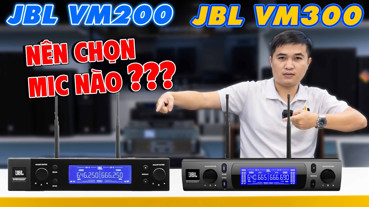 Video sản phẩm Micro JBL VM200