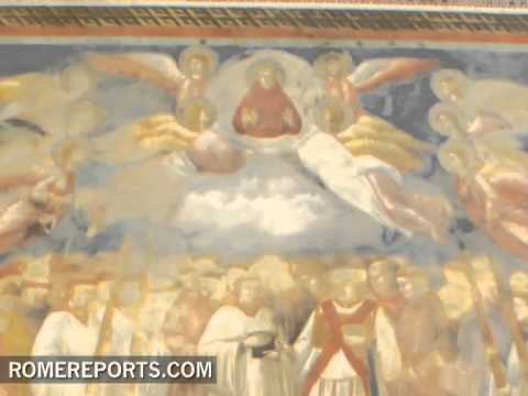 Giotto pintó un demonio en los frescos de la Basílica de San Francisco de Asís