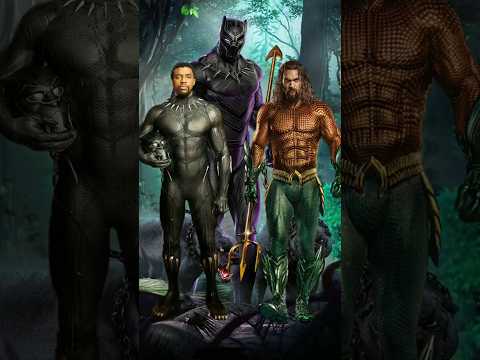 black panther Vs 3 round in marvel and DC #shorts #blackpanther
