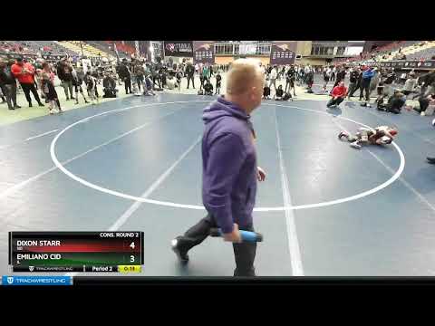 59 Lbs Cons. Round 2 - Dixon Starr, WI Vs Emiliano Cid, IL 836b