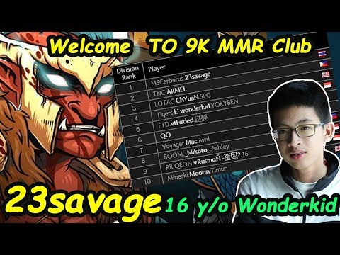 23savage - [Troll Warlord] Welcome To 9K MMR Club 16 Years old WonderKid TOP1 SEA | Dota 2 7.21 b