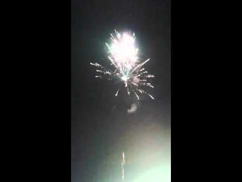 Feuerwerk in Gols beim Golser Volksfest