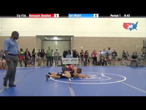 FILA Junior 67 kg / 147.5 lbs. - Hannqah Gladden vs. Zoe Wight