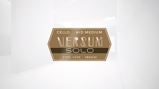 Versum Solo Cello G String - tungsten-chrome/spiral core: Medium