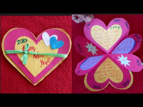 Simple Heart Shaped Fancy Fold Card Video