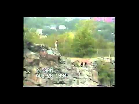 Massive Quincy Quarry Cliff Jump