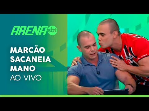 Dois Manos? Marcão sacaneia o irmão gêmeo ao vivo | Arena SBT (24/05/21)