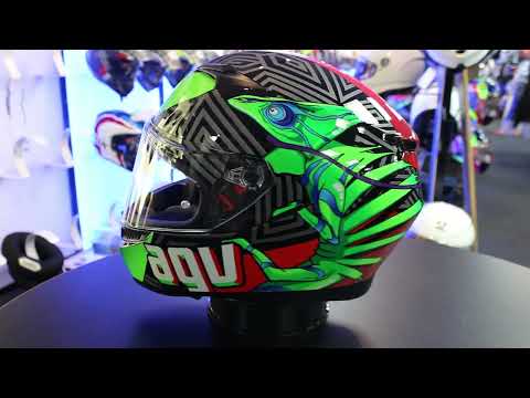 AGV K3 Kamaleon Motorcycle Helmet (Black|Red|Green)