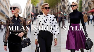 Hottest Fall Outfits Trends 2025 🇮🇹 Milan Fashion Week Street Style Inspiration | Best Italian Looks
