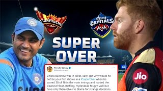 Super Over DC vs SRH IPL 2021 : Why not Jonny Bairstow in Super Over? Delhi vs Sunrisers Hyderabad