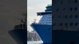 Freedom of the Seas Sets Sail from PortMiami 🛳️ #vacation #travel #dream #cruise