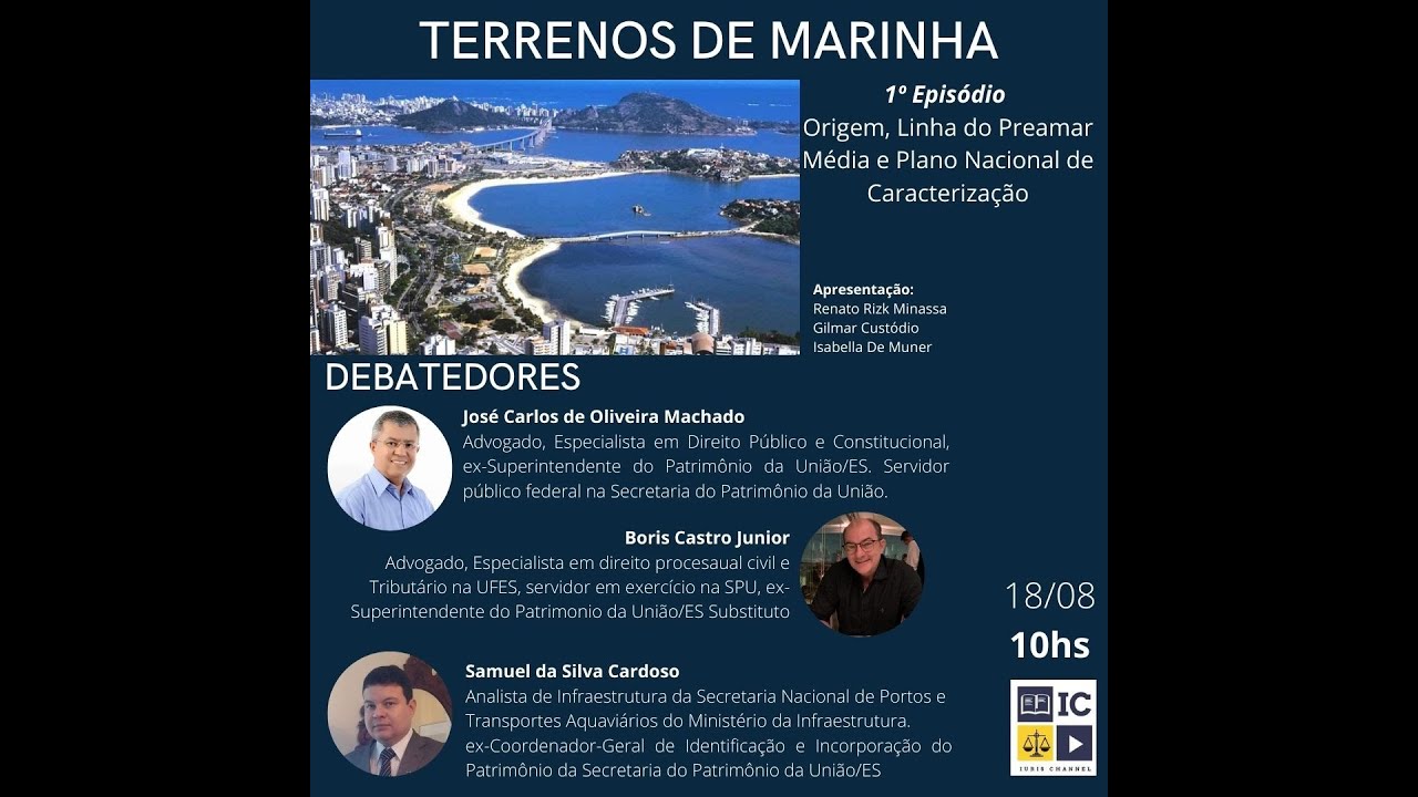 TERRENO DE MARINHA - Origem da Linha, LPM e o Plano Nacional de  Caracterização - 1 Episódio