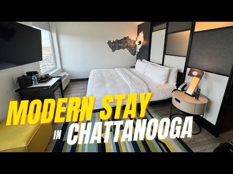 Aloft Hotel Chattanooga Room Tour | Modern Stay Near Hamilton Place