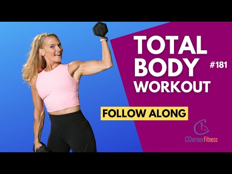 Total Body Strength Workout with Dumbbells and Mini Bands