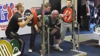 preview picture of video 'Andy Hutchings (M1 Unequipped/Classic) 272.5kg Squat'