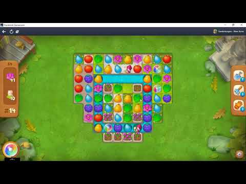 Gardenscapes HARD Level 54 - NO BOOSTERS