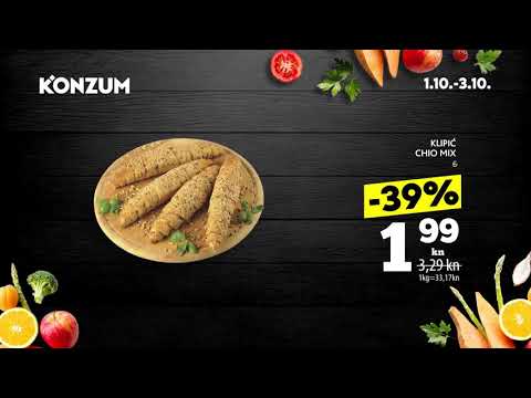Konzumova svježa ponuda od 01.-03.10.2018.