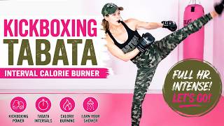 KICKBOXING TABATA WORKOUT | 5,000+ Steps • Full Body Calorie Burner