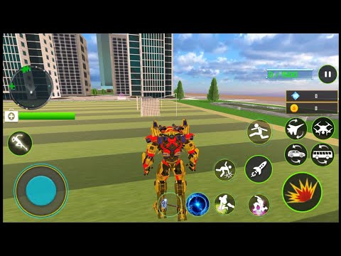 Bus Robot Car Drone Robot Games - Android Gameplay